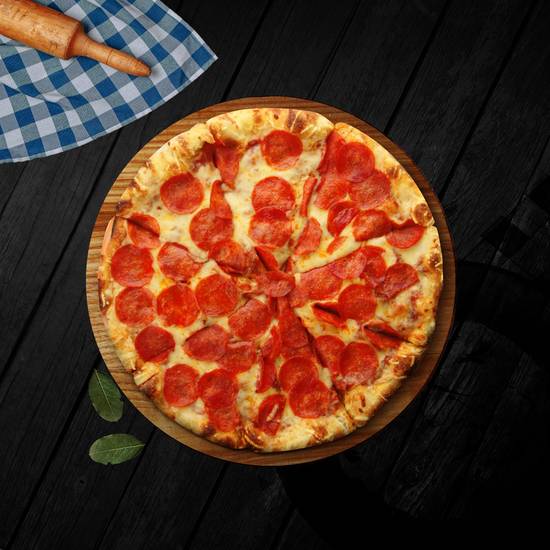 Pizza de Pepperoni + Focaccia di Manzo
