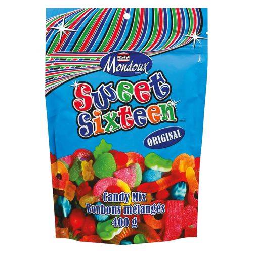 Mondoux gummies originales - sweet sixteen candy mix (400 g)