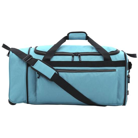 Protege Rolling Collapsible Teal Duffel Bag (1 unit)
