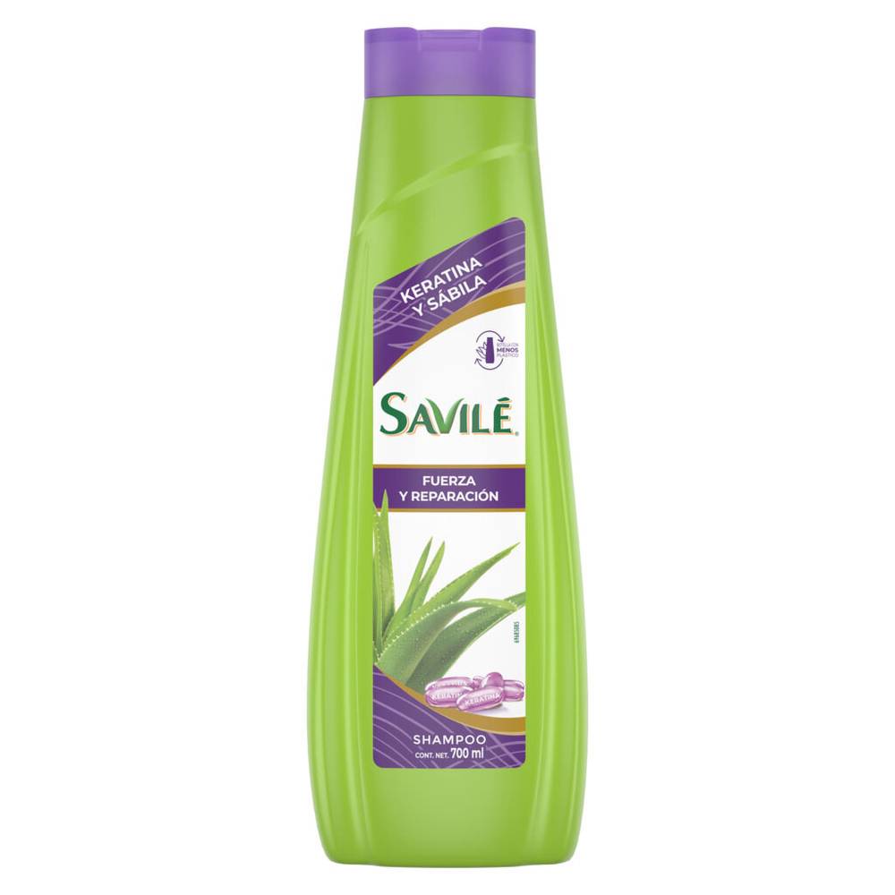 Savilé shampoo fuerza y reparación (botella 700 ml)