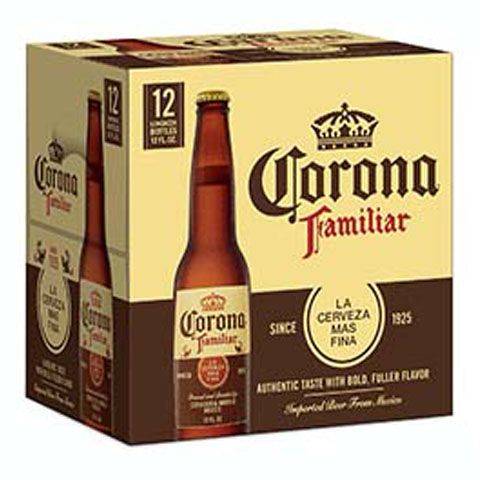 Corona Familiar Beer 12 Pack 12ozBottle