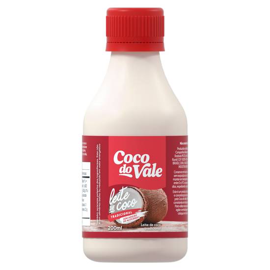 Coco do vale leite de coco tradicional (200 ml)