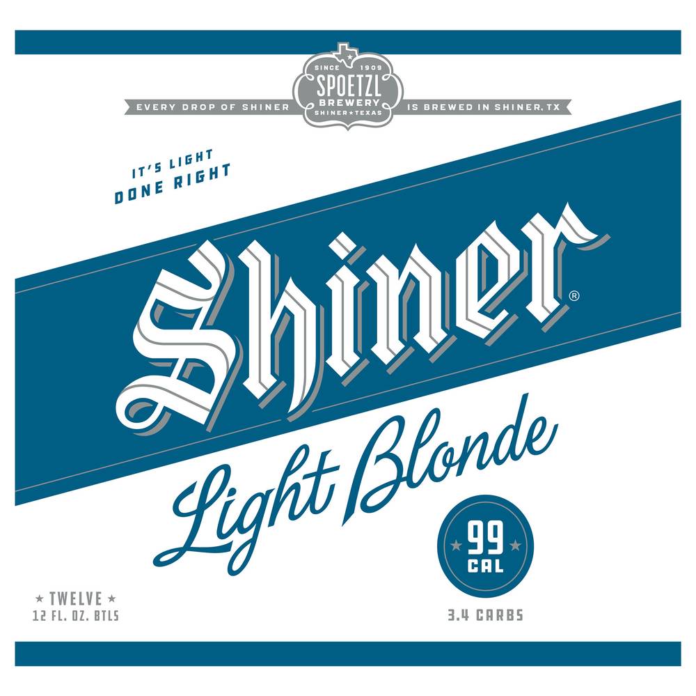 Shiner Light Blonde Beer (12 x 12 fl oz)