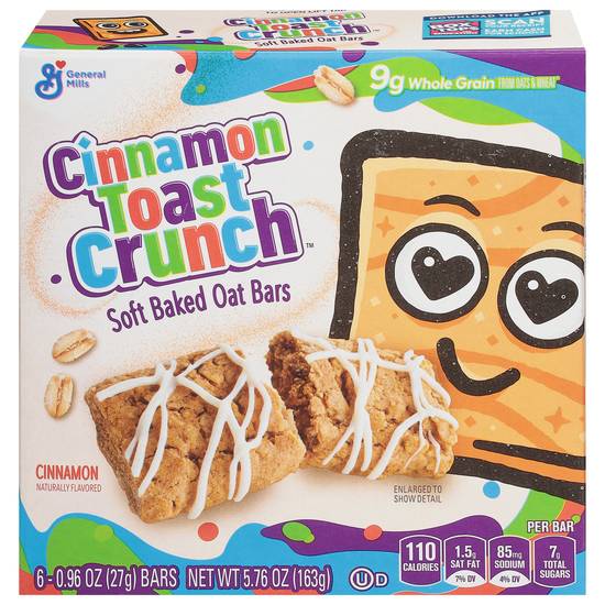 Cinnamon Toast Crunch Soft Baked Oat Bars (6 ct)