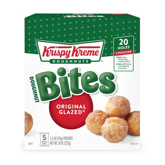 Krispy Kreme Original Glazed Doughnut Bites - 8 oz, 5 pk
