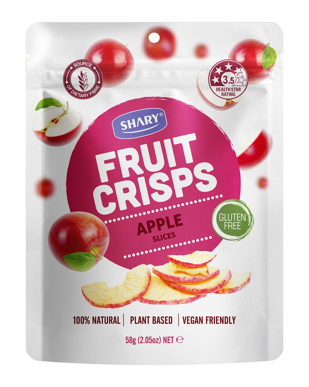 Shary Fruit Crisps, Apple (58g)