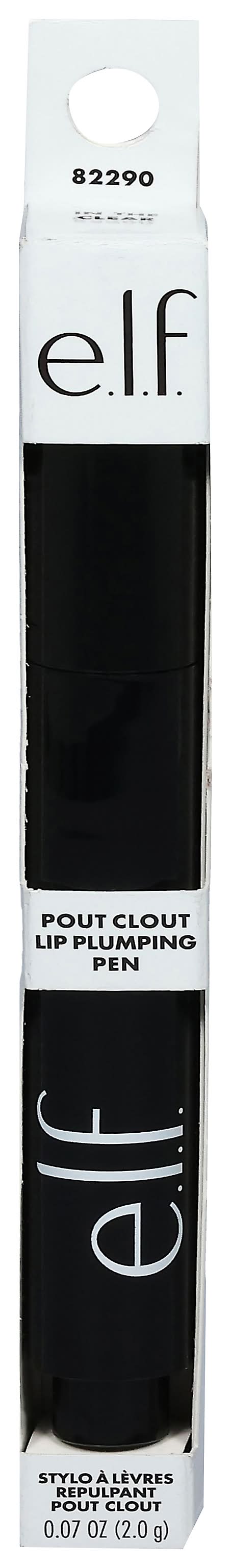 e.l.f. Pout Clout Lip Plumping Pen, In The Clear- Clear (0.07 oz)