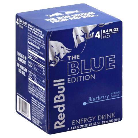 Red Bull Blueberry Edition 4 Pack 8.4oz
