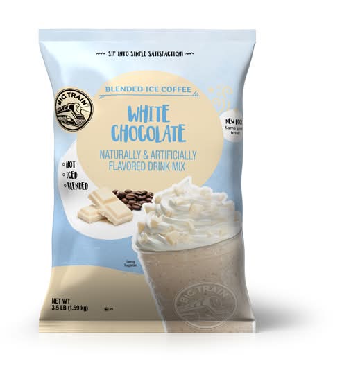 Big Train Smoothie Mix White Latte, Chocolate (3.5 lbs)