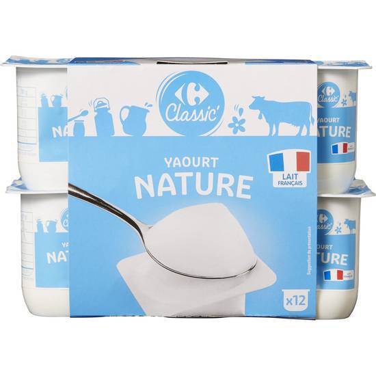 Carrefour Classic' - Yaourt nature (12)