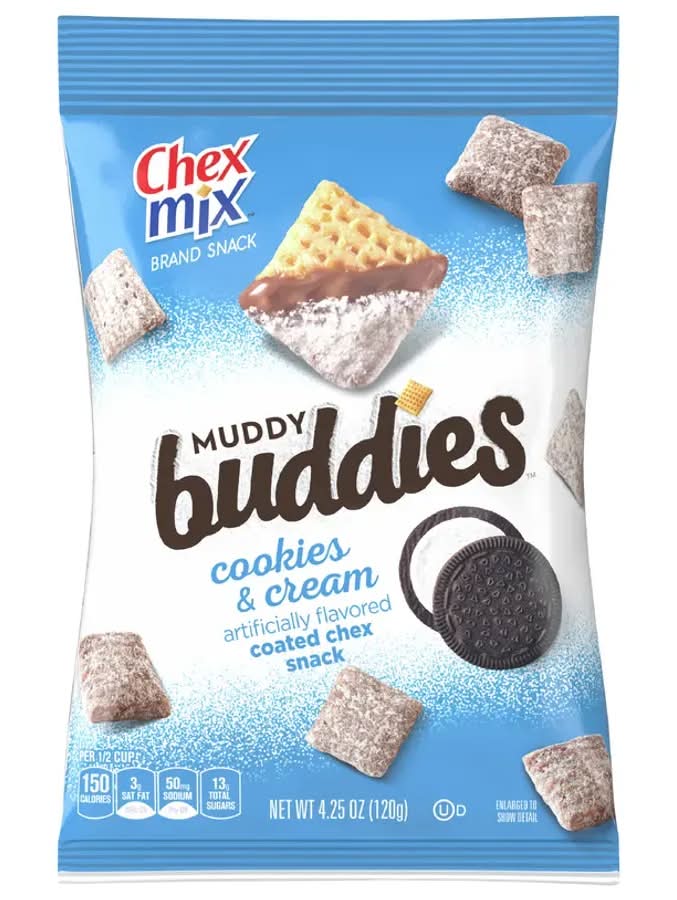 Chex Mix Muddy Buddies Cookies and Cream
