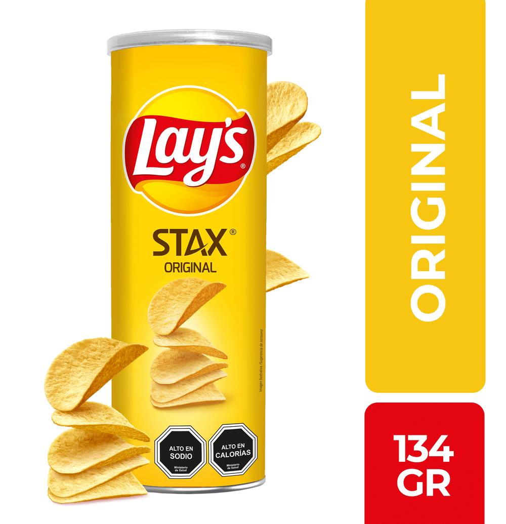 Lay's · Papas fritas stax original (134 g)