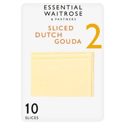 Waitrose & Partners Partners Essential Sliced Dutch Gouda Cheese (250g)