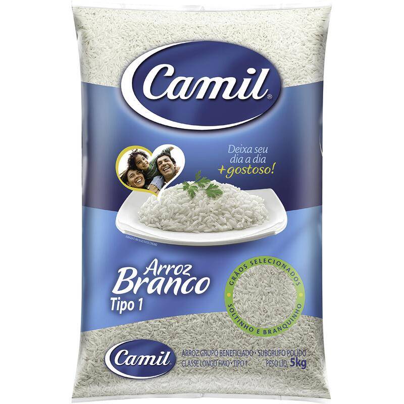 Camil arroz branco tipo 1 (5 kg)