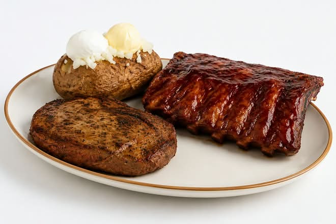 Rib Eye* and Ribs