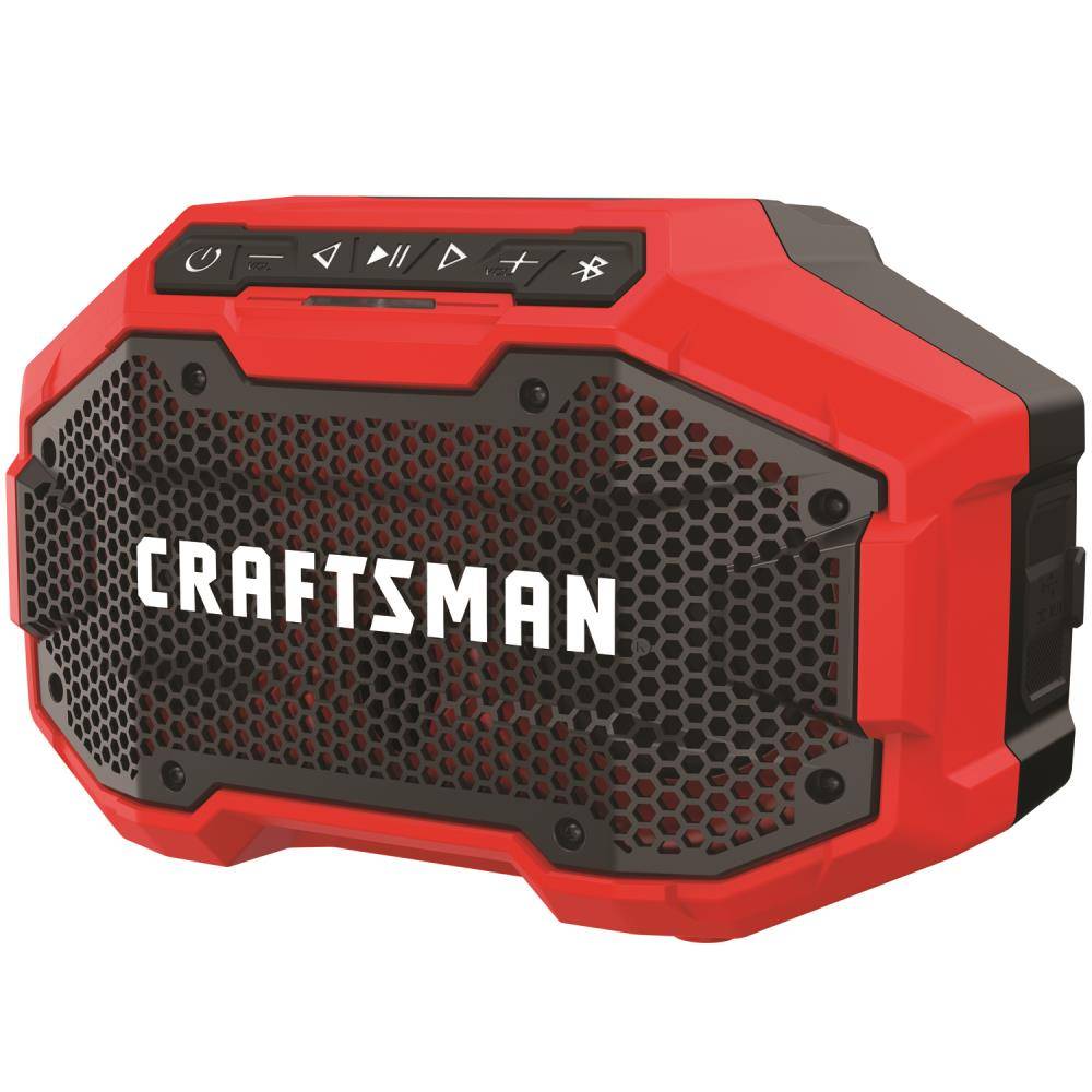 CRAFTSMAN V20 20-volt Max Cordless Bluetooth Compatibility Jobsite Bluetooth Speaker | CMCR001B-10