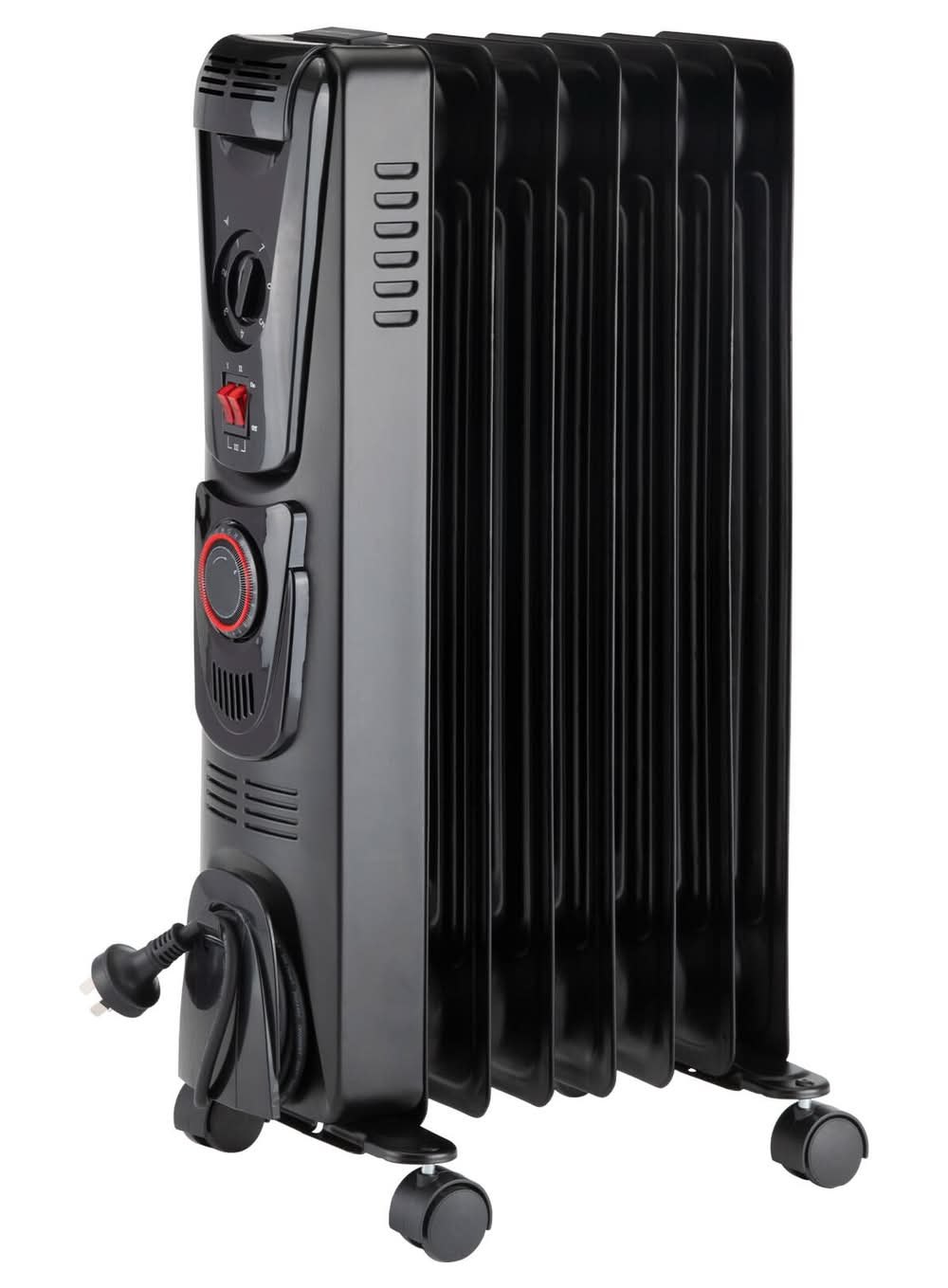 Arlec 1500W 7 Fin Oil Heater with 24Hr Timer