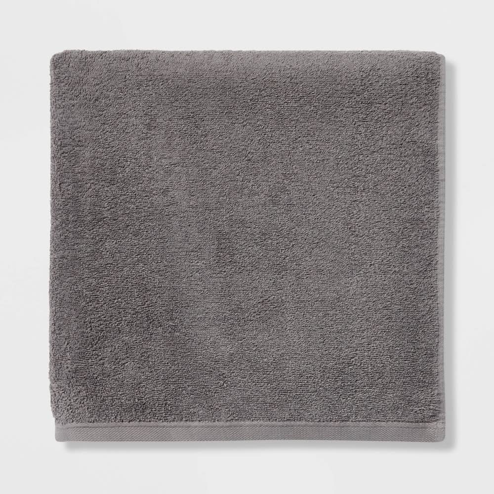 Room Essentials Everyday Oversized Bath Towel, Dark Gray