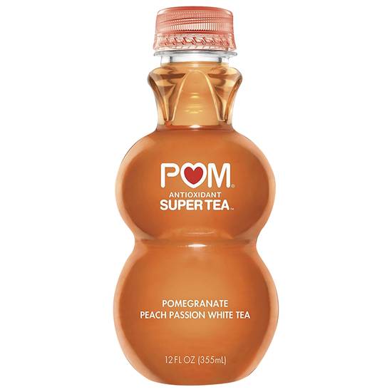 Pom Antioxidant Pomogranate Peach Passion White Super Tea (12 fl oz)