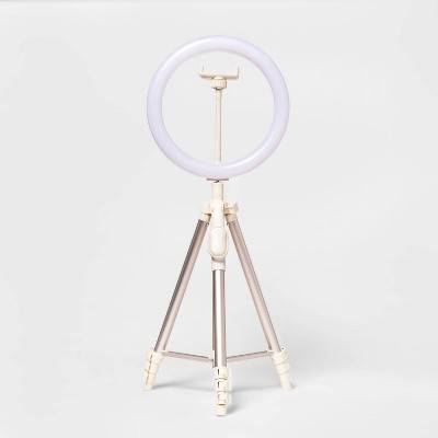 Heyday Ring Light With Tripod, Stone White