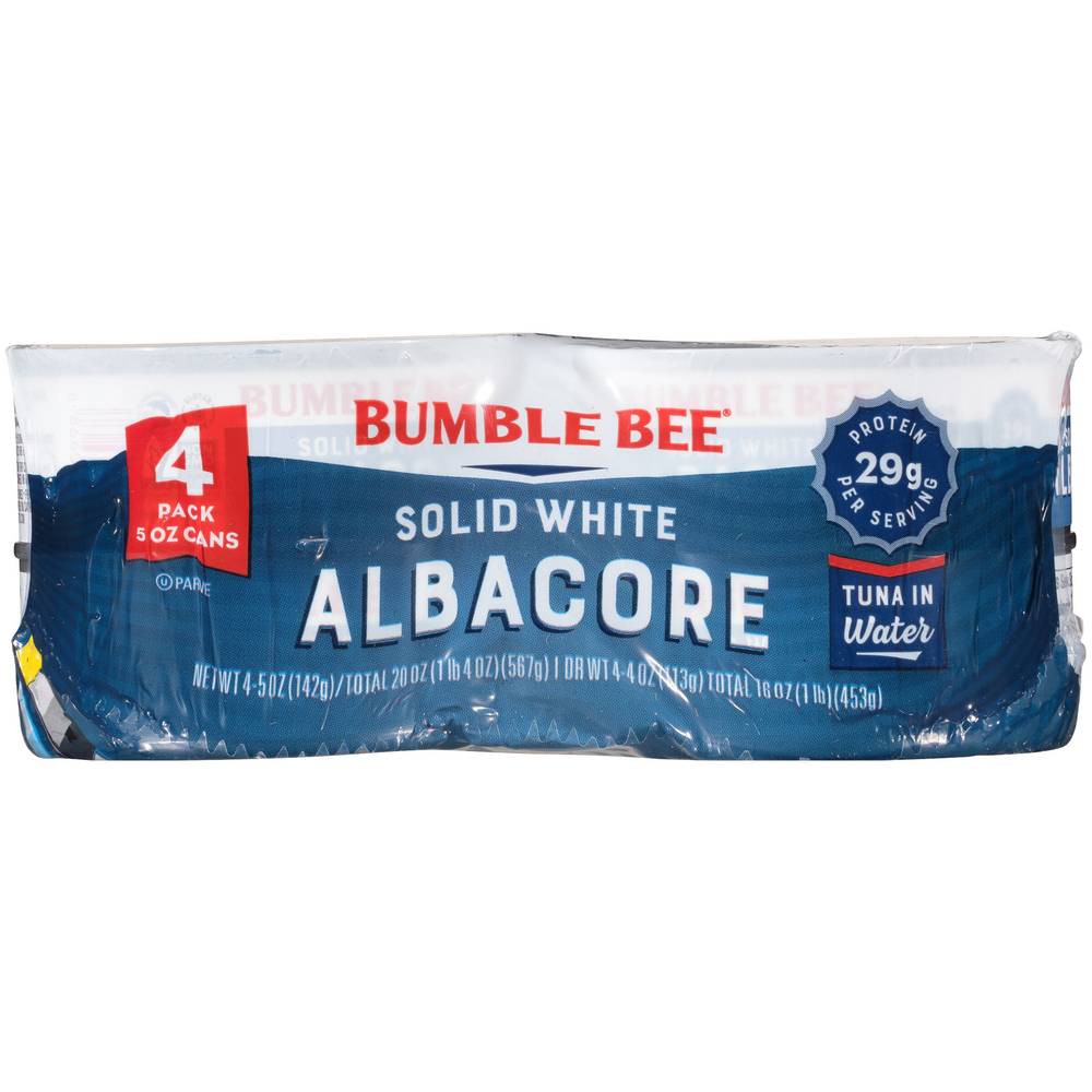 Bumble Bee Solid White Albacore Tuna in Water (4 ct)