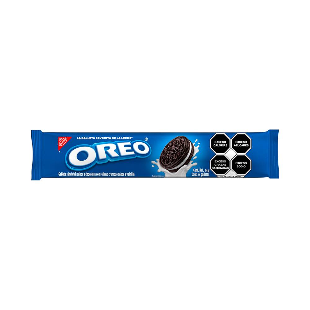 Oreo · Galletas de chocolate rellenas (114 g)