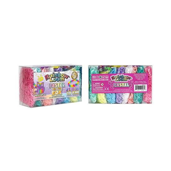 Rainbow Loom Treasure Box Pastel