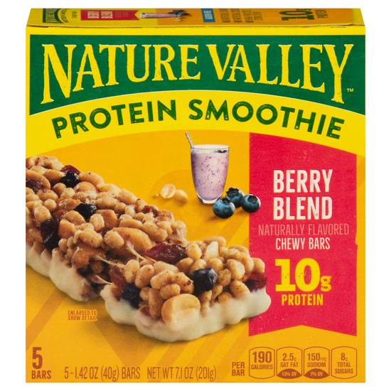 Nature Valley Protein Smoothie Chewy Bars (5 ct) ( berry blend)