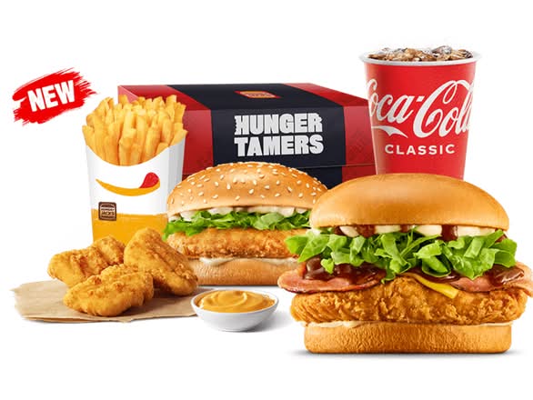 Large Bacon Gravy Jack's Fried Chicken Hunger Tamers