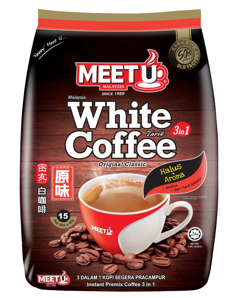 MEETU White Coffee 3in1 (600g)