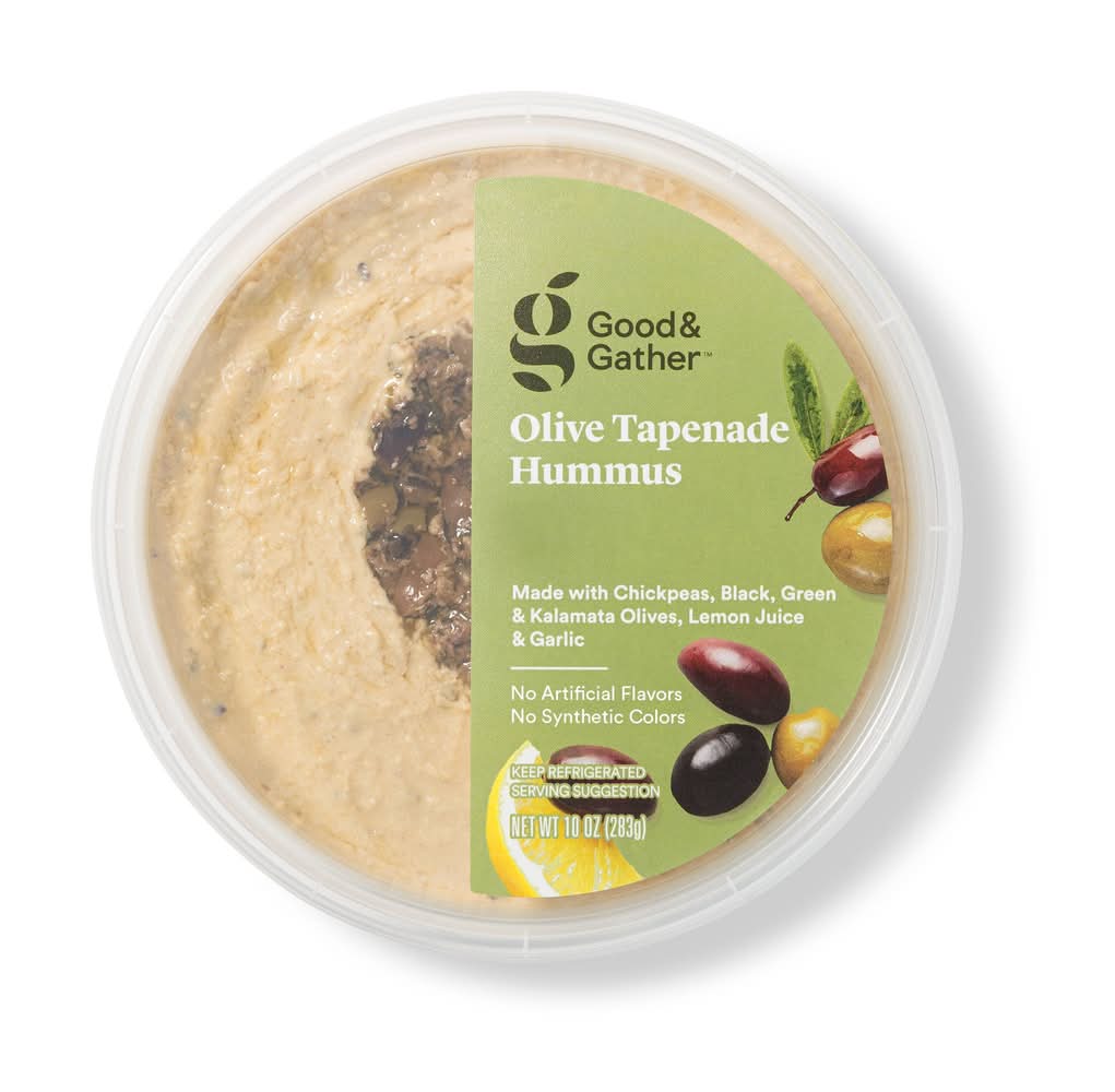 Good & Gather Olive Tapenade Hummus (10 oz)