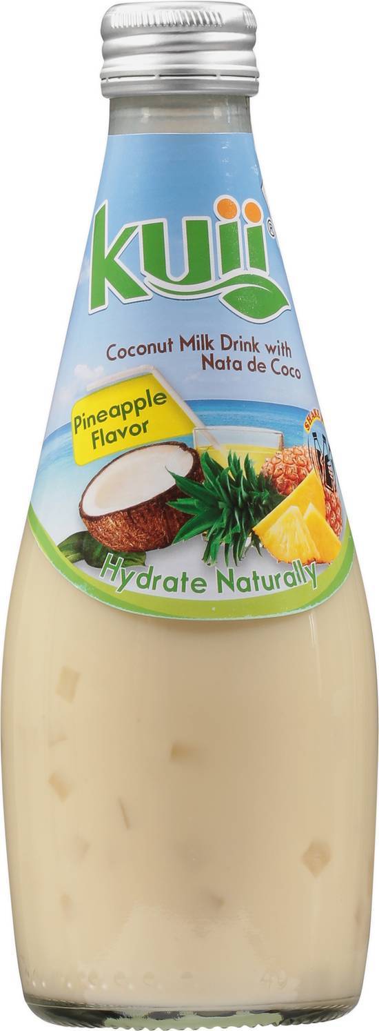Kuii Coconut Milk Drink With Nata De Coco (9.8 fl oz) (pineapple )