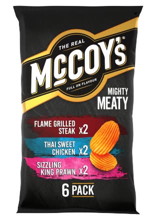 Mccoy's Mighty Meaty Ridge Cut (6 pack)