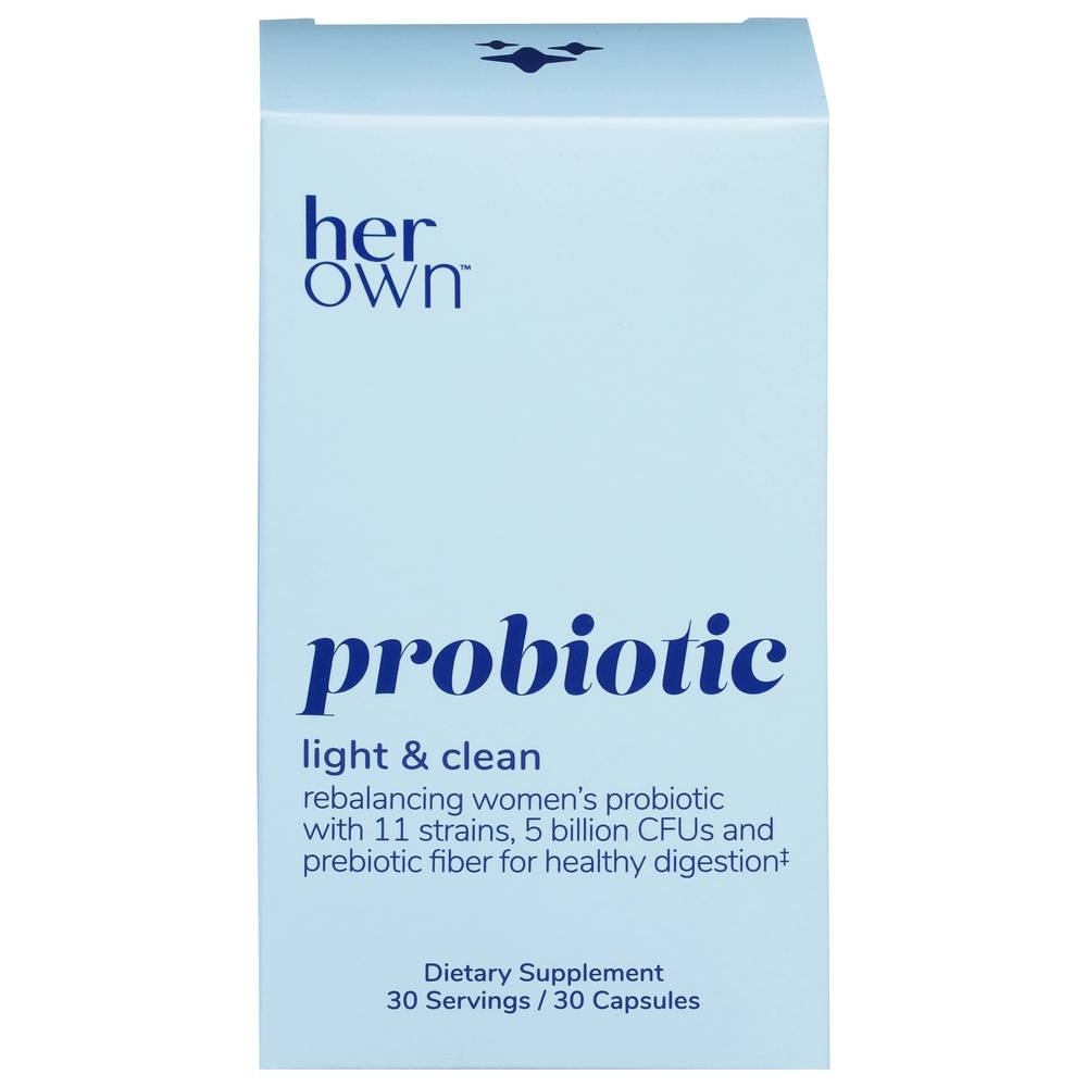 Her Own Probiotic Capsules, 30 ct