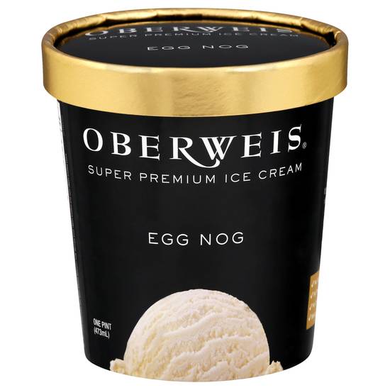 Oberweis Super Premium Egg Nog Ice Cream