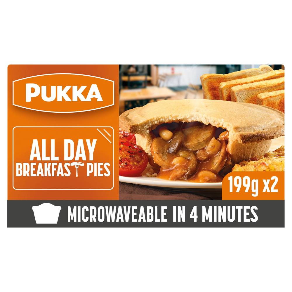 Pukka Pies 2 Pack All Day Breakfast Pies