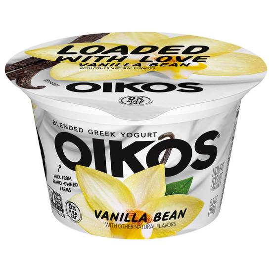 Oikos Nonfat Blended Greek Vanilla Bean Yogurt