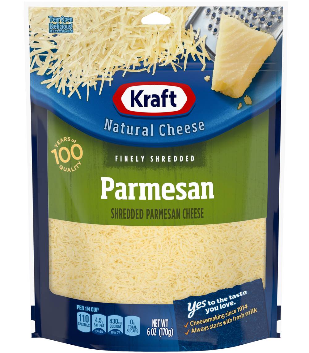 Kraft Parmesan Finely Shredded Cheese (6 oz)
