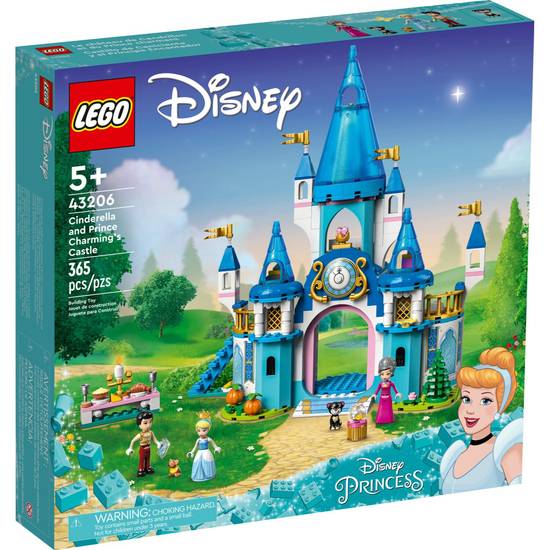 Order LEGO Disney Princess Cinderella and Prince Charming's Castle 43206 food online from CVS store, PEARLAND on bringmethat.com