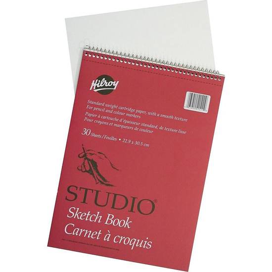 Hilroy Studio Sketchbook (30 sheets)