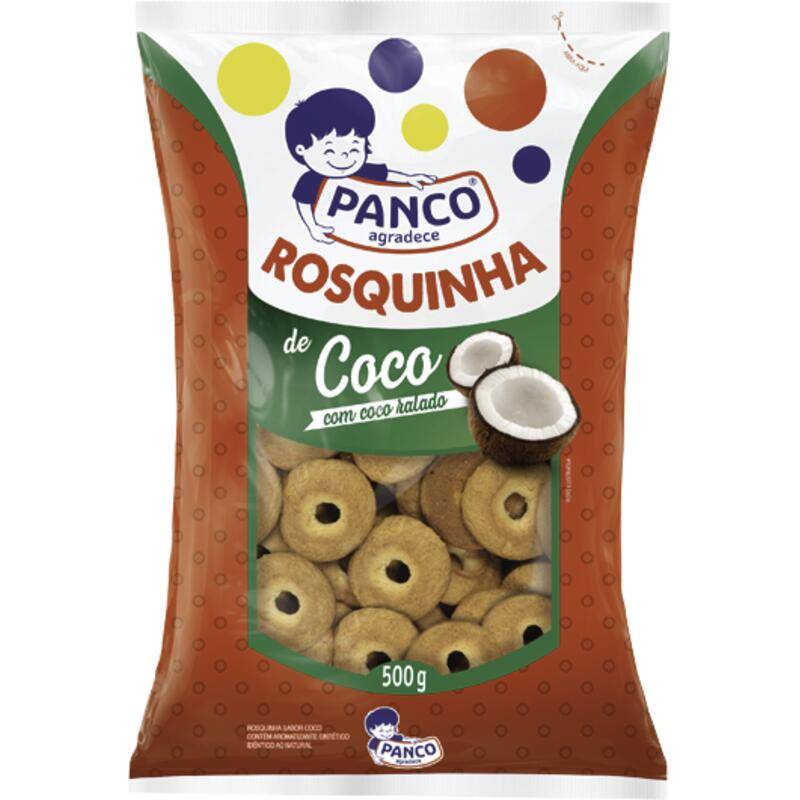 Panco biscoito rosquinha de coco (500 g)