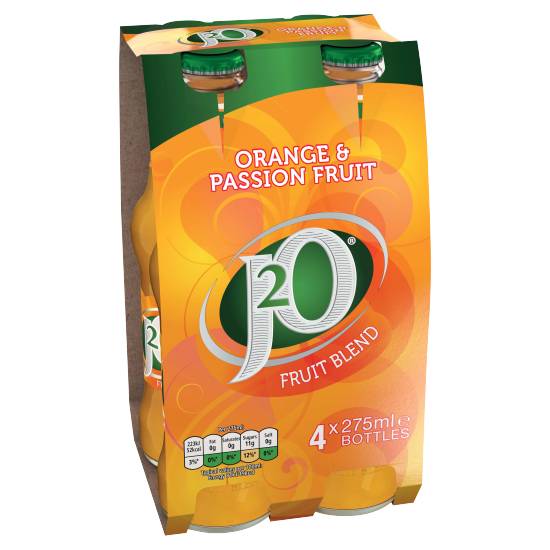 J2o Fruit Blend Orange & Passion Fruit Juice (4 ct, 275 ml)