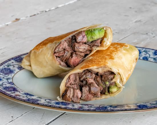 8 ounce wagyu and avocado burrito