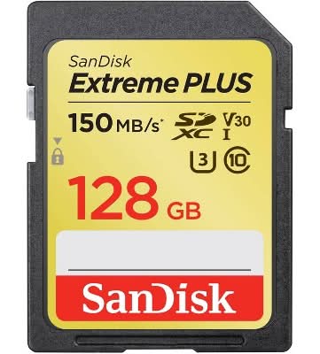 SanDisk Extreme Plus 128gb Sd Uhs-I Memory Card