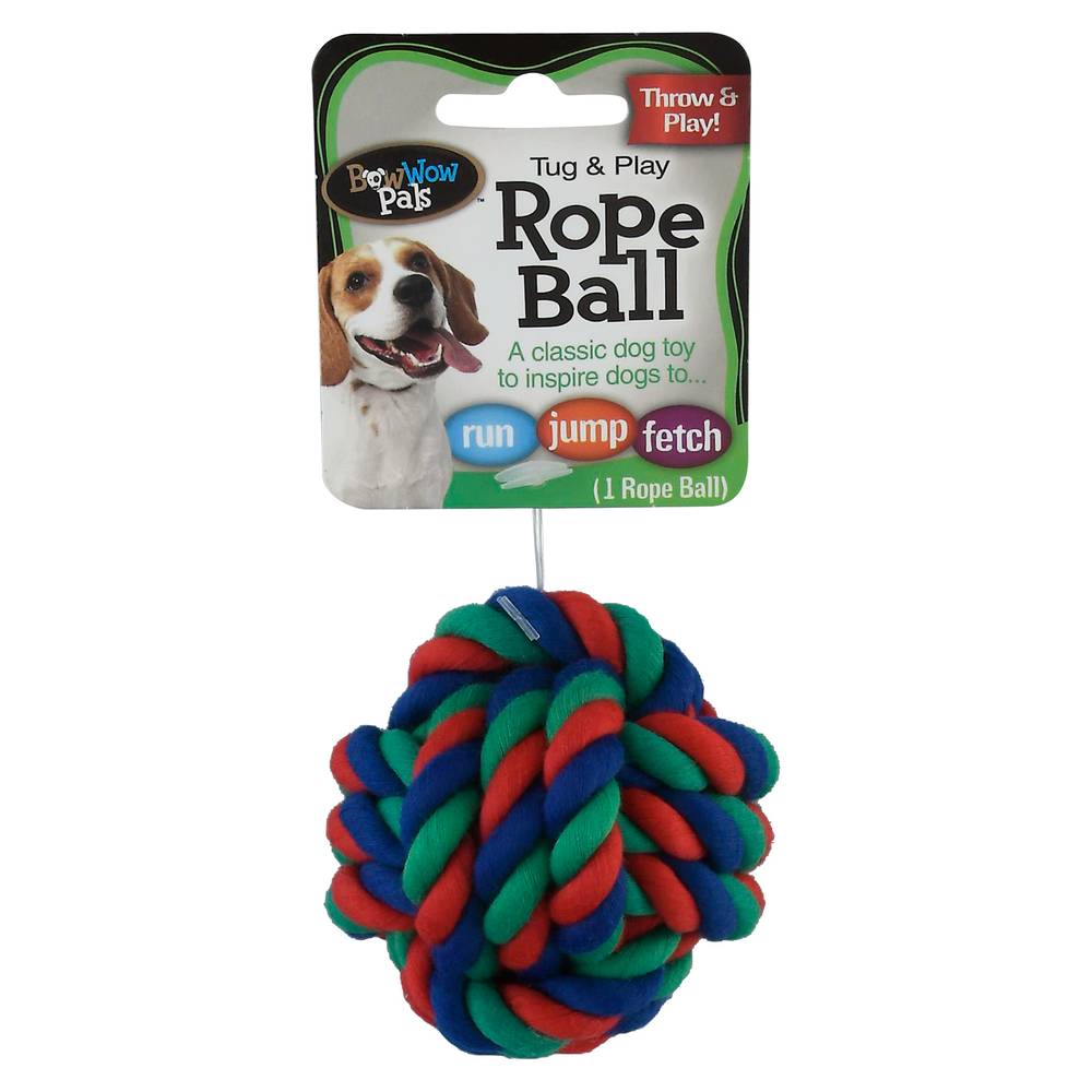 Bow Wow Pals Rope Ball (3.2 oz)