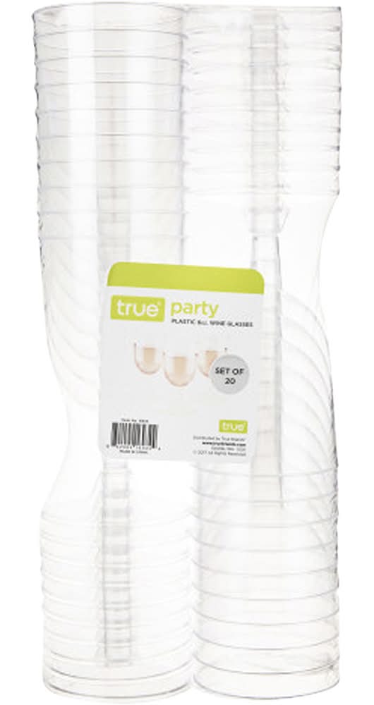 True Brands Wine Glass (20 pack)
