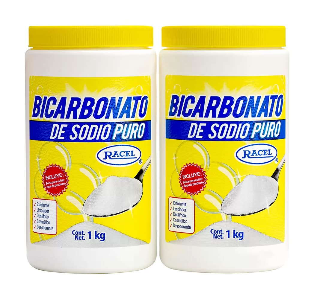 Racel · Bicarbonato de sodio puro (2 x 1 kg)