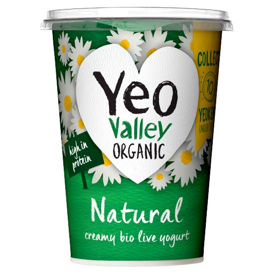 Yeo Valley Organic Natural Creamy Bio Live Yogurt (500 g)