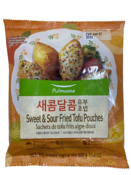 Pulmuone Sweet & Sour Fried Tofu Pouches (11.6 oz)