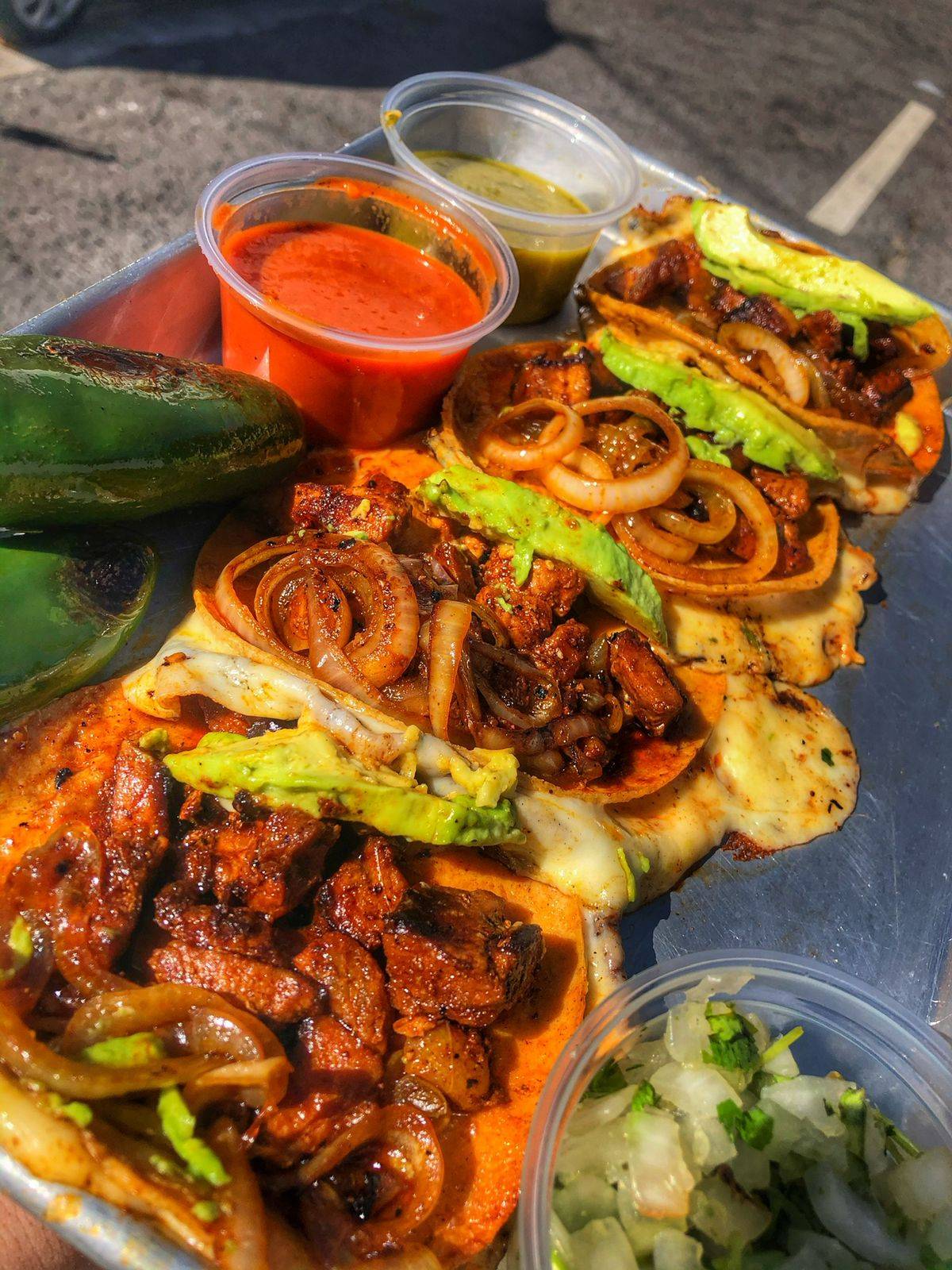 Tacos de falda